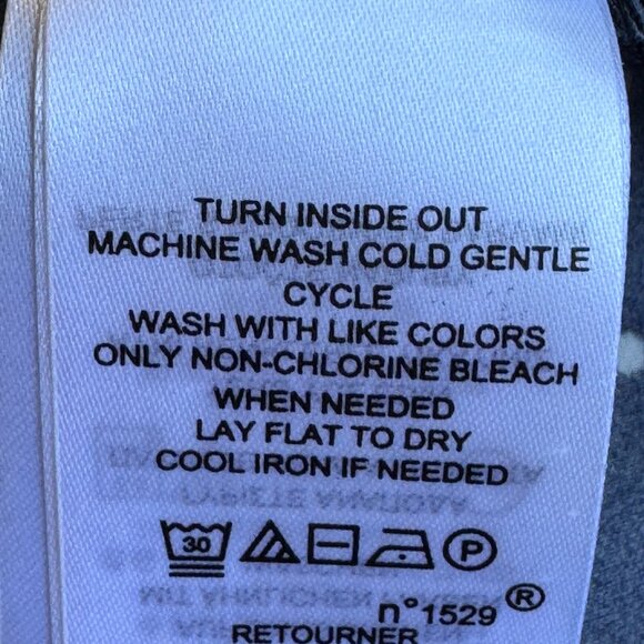 Lauren Ralph Lauren Navy Polka Dot Wrap Look Stretch Top with Peplum V Neck S - Picture 6 of 6